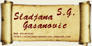 Slađana Gašanović vizit kartica
